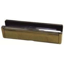 Image of Fab and Fix Nu-Mail UPVC Telescopic Letterplate - Chrome (40 - 80mm Aperture)
