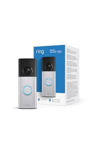 Image of Ring Battery Video Doorbell Plus (newest gen) | DIY Wireless Video Doorbell Camera | Retinal 2K | 6x Zoom | Easy to install | Quick Release Battery Pack | 30-day free trial of Ring Subscription Plan