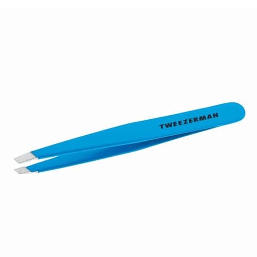 Image of Tweezerman Slant Tweezer, Blue Jewel