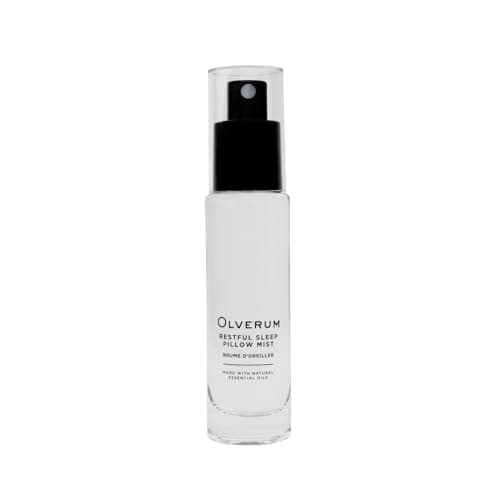 Image of Olverum Restful Sleep Pillow Mist Spray (30ml) - Calming Pillow Mist with Essential Oils - Promotes Deep Relaxation and Restful Sleep - Calms the Mind and Refreshes Linens - Vegan