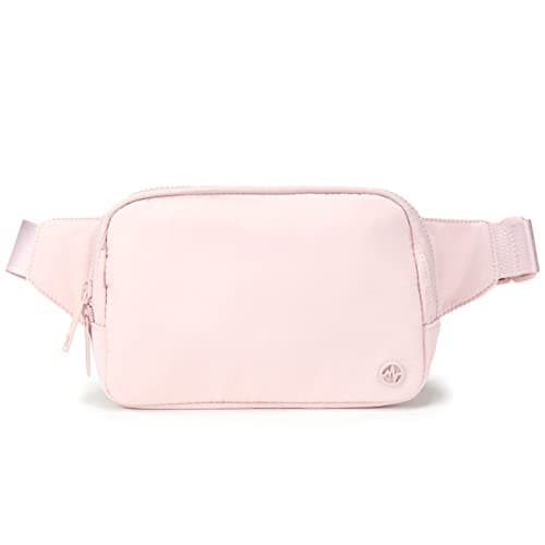 Image of Pander Everywhere Belt Bag Large 2L, Waterproof Everywhere Fanny Pack Purse for Women and Men with Adjustable Strap., Pink, L, Solid