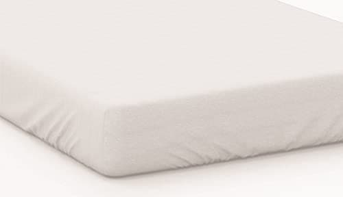 Image of Belledorm Egyptian Cotton Fitted Sheet - 200 Thread Count - 30cm Deep (12 inch) (6'6", Ivory)