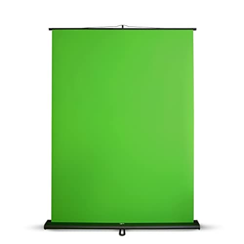 Image of Professional Green Screen, Extendable Chroma Key Background, Resistant Fabric Quick Setup Live Streaming Background, Portable Video Conference Green Backdrop (150 x 200 cm)