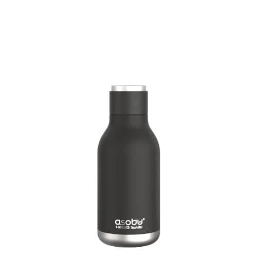 Image of Urban Insulated and Double Walled Stainless Steel Bottle 16 Ounce by Asobu (Black)