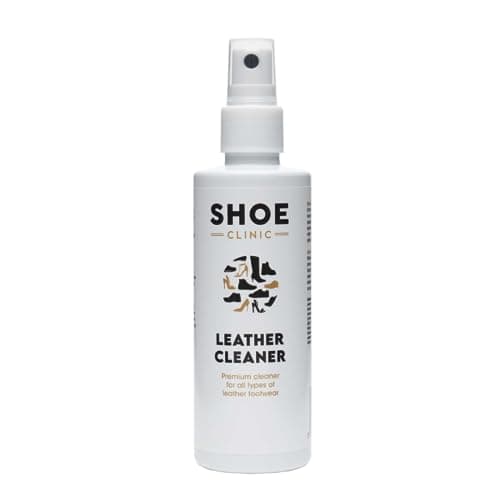 Image of Shoe Clinic Leather Cleaner | Use on Boots, Shoes, Trainers, & More for Men & Women Removes Dirt | Deep Clean | 125 ml