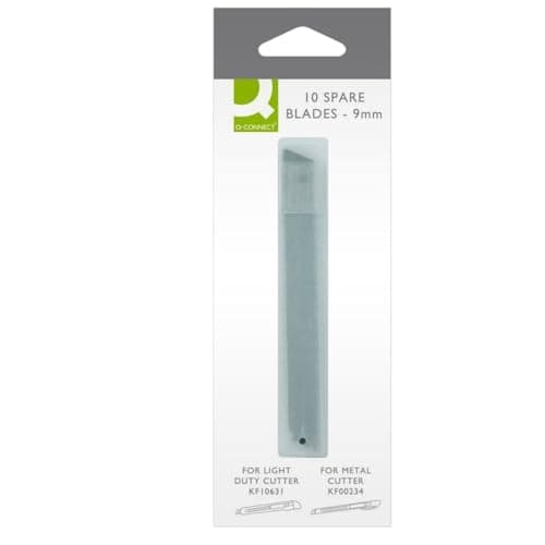 Image of Q-Connect Light Duty 9 mm Blades (Pack of 10)
