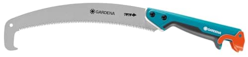 Image of GARDENA combisystem 300 P Bent: Pruning Saw for Perfect Results, Saw Blade Length: 340 mm, Hard Chrome Plated, Abrutschstopp, Precision Teething with 3-Side Grinding (8739-20)