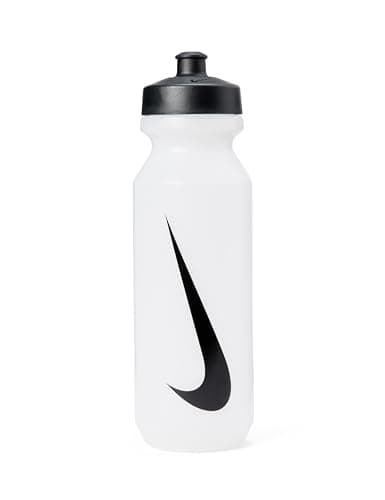 Image of NIKE WATER BOTTLE BIG MOUTH 32oz-CLEAR/BLACK
