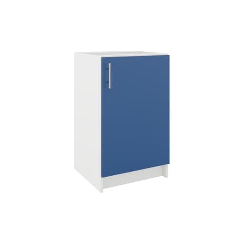 Image of JD Greta Fixed Height 500mm Kitchen Base Cabinet Floor Unit (Without Worktop) – Navy Matt