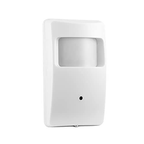 Image of REVODATA PIR POE IP Camera, 5MP 3.7mm Lens 940nm LED Infrared Night Vision Small Indoor security camera IR P2P PIR CCTV Video POE IP Camera H.265 (IPIR-M-P-HS white)