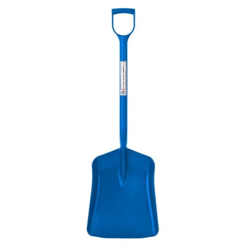 Image of Gorilla Shovel Blue Small Multi-Purpose Durable Plastic Lightweight Spade for Garden Home Stable or Builder Small Snow Shovel