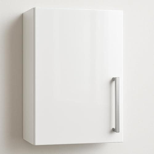 Image of Top Living MCR MFC White Flat Pack Kitchen Wall Units with White Gloss Door-720mm High (Wall unit+White gloss door(720mm H X300mm W))
