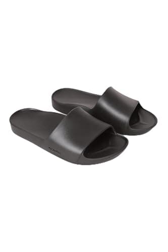 Image of Animal Poolside Mens Sliders Black Adult Shoe Size 9