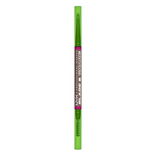 Image of NYX Professional Makeup Blade & Shade, Nano Brow Mechanical Pencil, Up to 16HR wear, Smooth-glide pigment, Smudge-Proof Formula, Shade: Cool Ash Brown, 1 count