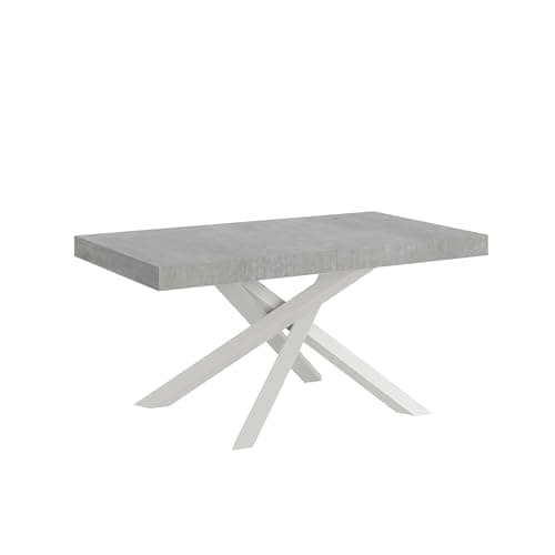 Image of Itamoby Volantis Extendable Table 160/264 x 90 cm Concrete Legs White