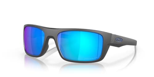 Image of Oakley Men's Drop Point Sunglasses, Grey (Matte Dark Grey), 61