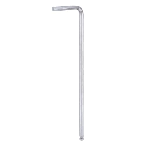 Image of sourcing map Ball End Hex Key Wrench 3mm L-Shape Long Arm Hexagon Metric Wrenches Chrome Vanadium Steel Repairing Tool for Home Repair, Silver Tone