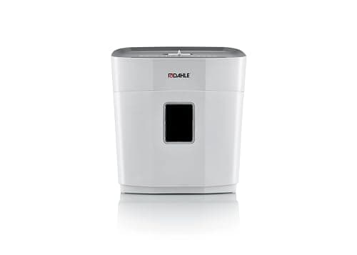 Image of Dahle PaperSAFE 140 Paper Shredder (10 Sheets, Oil-Free, Jam Protection, Cross-Cut, for Home-Office) Grey,36.6 x 34.7 x 21.7cm