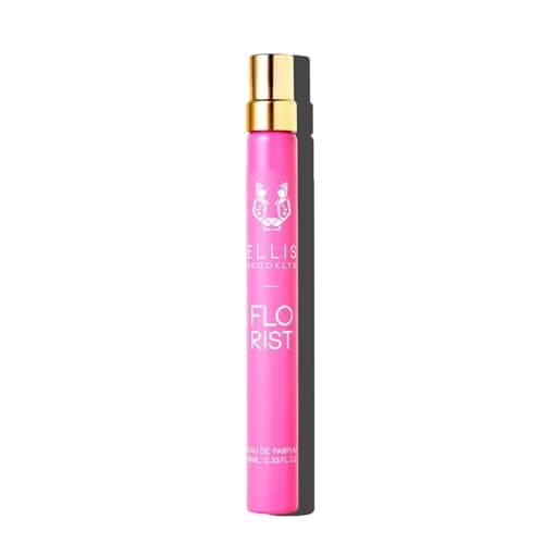 Image of Ellis Brooklyn FLORIST Eau de Parfum, Travel Sized Floral Perfume for Women with Italian Bergamot, Tuberose & Cedarwood, Vegan, Cruelty-Free, Sustainable Ingredients, Made in USA, 10ml/0.33 fl oz