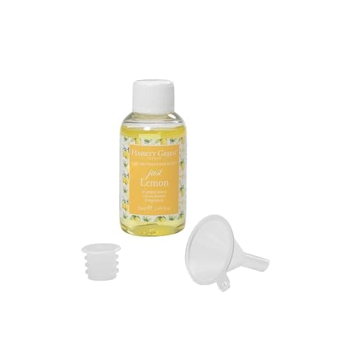 Image of Hassett Green London - Just Lemon - Car Air Freshener Refill - 50ml Bottle for Wooden Top, Board & Felt Pad Car Fresheners