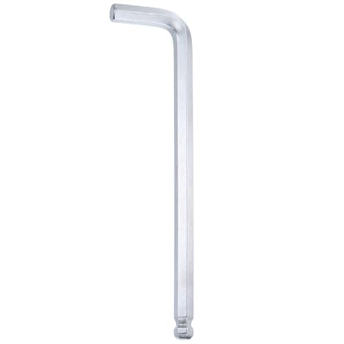 Image of sourcing map Ball End Hex Key Wrench 14mm Metric Chrome-Vanadium Steel L-Shape Long Arm Hexagon Wrenches Repairing Tool for Home Bike Motorcycle Repair, Silver