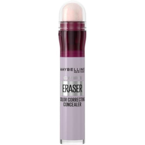 Image of Maybelline New York Eraser Eye, Colour Correcting Concealer, Neutralizes Yellow Tones, for a Natural Soft-Focus Finish, Dermatologist Tested & Suitable for Sensitive Skin, (152, Purple)