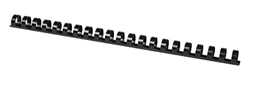 Image of Binding Combs Office Products A4 14mm (115 Sheets) 100 Pcs Black/Presentation/Type-21 Rings/Kind-Spiral/Material-Plastic/Colour-Black/Format-A4 / Size-14mm