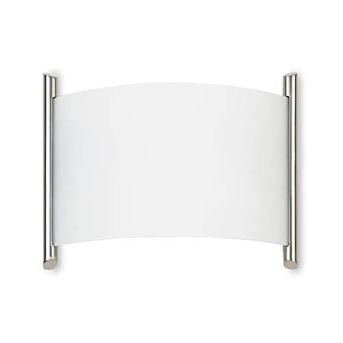Image of FORLIGHT Niza - Flush Wall Fixture Satin Nickel E27 60W 970lm