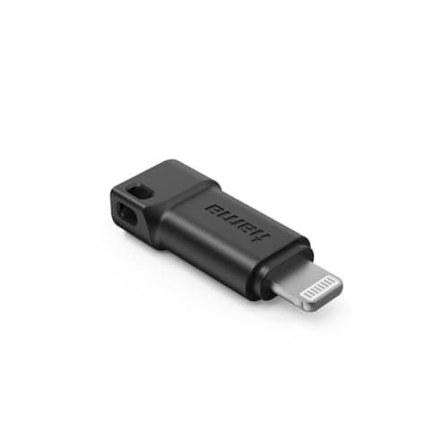 Image of Hama USB-C to Apple Lightning Adapter, MFI, Black