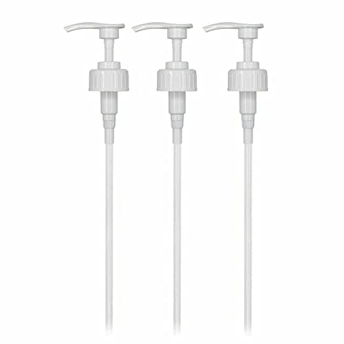 Image of 5 Litre Pump Dispenser 3 PACK Pelican Dispenser Pump for 5 Litre Container - 4ml Dose Ideal for Shampoo, Alcohol, Oils etc 38mm (3 PACK)