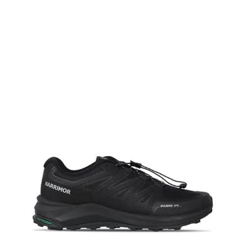 Image of Karrimor Sabre 4 Mens Road Running Shoes Black/Black 9 (43)