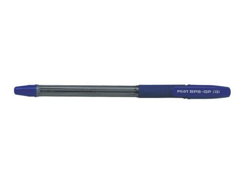 Image of Pilot BPS-GP Grip Pack of 3 Ballpoint Pens XB Extra Large Blue