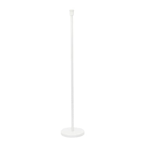 Image of ValueLights | White Metal Single Stem Floor Lamp Base for Living Room Lounge | Floor Lamps, Home Décor & Improvement Essential