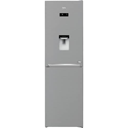 Image of Beko HarvestFresh™ CNG4601DVPS 202cm 50/50 Frost Free Fridge Freezer - Stainless Steel - E Rated