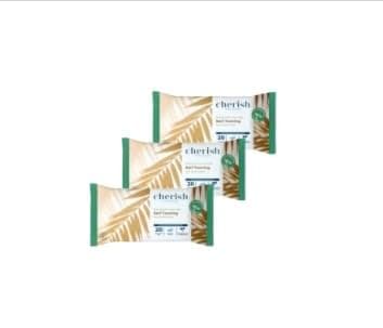 Image of Cherish Self-Tanning Wipes – 3 x 20 Pack (60 Wipes Total) | Gradual Self-Tan Towelettes for Face & Body | Streak-Free, Quick-Drying. Enriched with Aloe Vera.