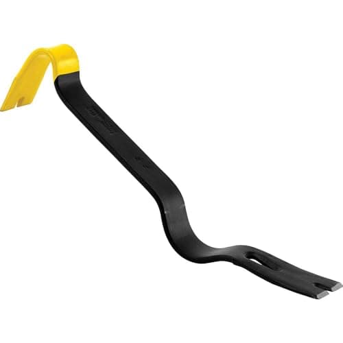 Image of STANLEY 16" Super Wonder Crow Bar with Polished Tips and Bevelled Nail Slots, 1-55-525