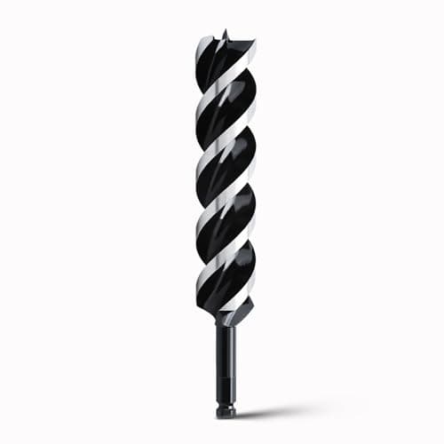 Image of hsawbit Wood Drill Bits, 40mm x 300mm Auger Drill Bit Extra Long Drill Bits Wood Plastic, Drywall Woodworking Hole Drill Bit