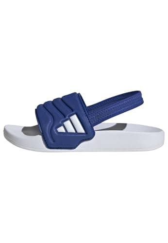 Image of adidas Unisex Kids ADILETTE ESTRAP 2.0 SLIDES CHILDREN, team royal blue/ftwr white/team royal blue, 13 UK Child