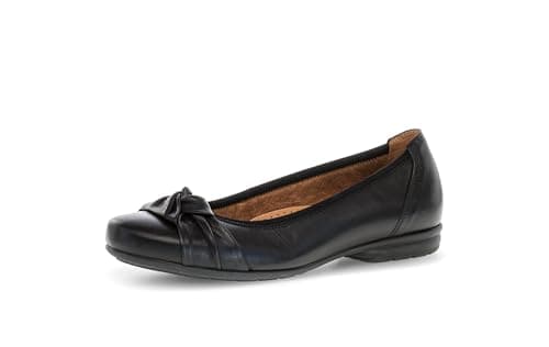 Image of Gabor Women Court Shoes, Ladies Strappy Court Shoes,Flats,Summer Shoe,Classic,Elegant,Black (Schwarz) / 57,40.5 EU / 7 UK