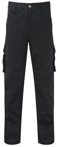 Image of TuffStuff Mens 711 Pro Trouser Work Utility Pants, Black, 46W UK