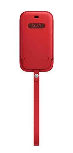 Image of iPhone 12 mini Leather Sleeve with MagSafe - (PRODUCT)RED