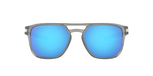 Image of Oakley Mens - OO9436-5418 - Latch Beta Sunglasses, Grey/Prizm Sapphire, 54