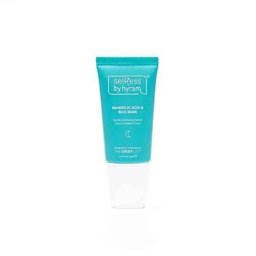 Image of Selfless by Hyram Mandelic Acid & Rice Bran Gentle Exfoliating Serum to Improve Skin Texture for Smoother and Brighter Looking Skin 30ml, Clear