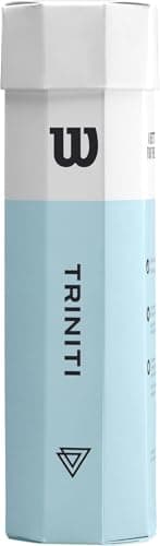 Image of Wilson Tennis Balls, Triniti, Set of 4 Balls, 100% Recyclable Case, WRT125200