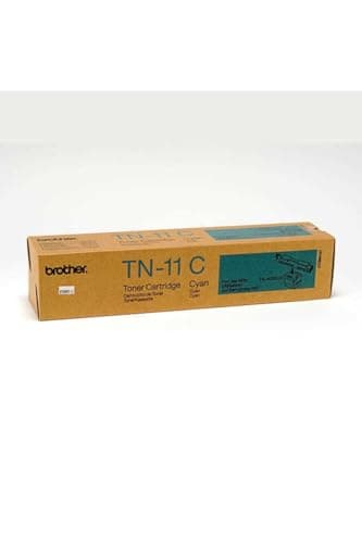 Image of Brother TN11 TN-11C HL-4000CN HL4000CN colour printer laser toner cartridge cyan blue TN11C TN-11