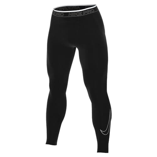 Image of Nike DD1913-010 Pro Dri-FIT Pants Men's Black/White Size L