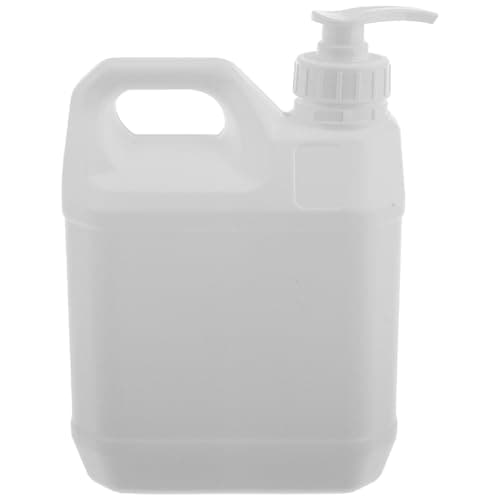 Image of LALADEFIEE 2L Plastic Shampoo Dispenser Jug with Pump Leakproof Storage Bottle for Home and Travel Toiletries