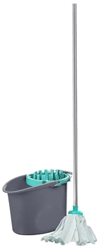 Image of BH | Premium Quality Mop and Bucket Set | Heavy Duty | Mopping Stick and Bucket Cleaning Set | for Home, Kitchen, Patio Garden and Office Cleaning - By Best House