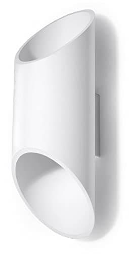 Image of SOLLUX lighting Penne 30 Double-Sided Wall Light - Minimalist Wall Lighting Living Room Dining Room Lamp Hallway - Staircase Lighting Made of Aluminium in White 10 x 12 x 30 cm