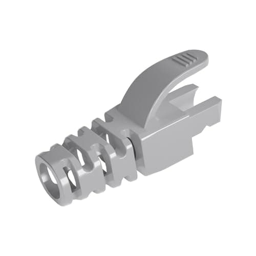 Image of VIVOCH 50 Pcs Cat5 Cat5E Cat6 Strain Relief Boot, RJ45 Plug Connector Cover Modular Network Plug Connector Cap Cable Connector Boots, Grey